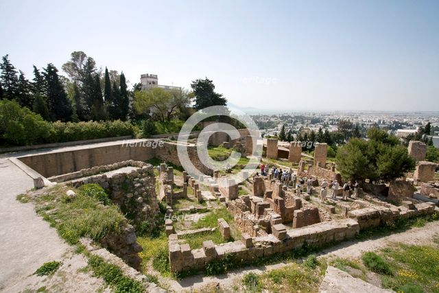 Byrsa Hill, Carthage, Tunisia. Creator: Samuel Magal.