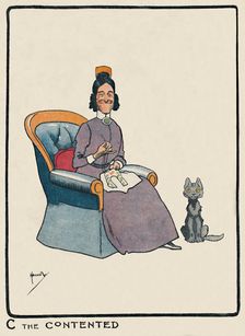 C the Contented 1903. Artist: John Hassall