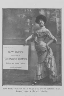 C. W. Bunn; Manufacturer of hardwood lumber, railroad and bridge timbers; Cassopolis, Mich., 1907. Creator: Unknown