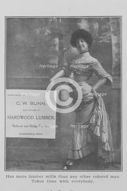 C. W. Bunn; Manufacturer of hardwood lumber, railroad and bridge timbers; Cassopolis, Mich., 1907. Creator: Unknown.