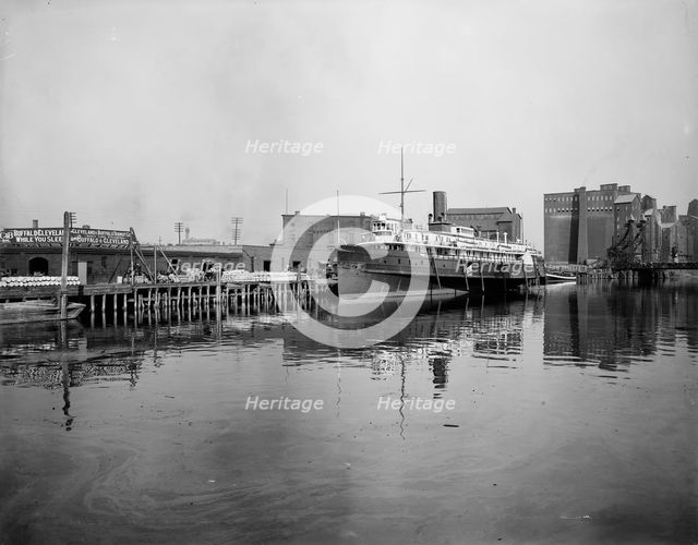C. & B. Line freight docks, Buffalo, N.Y., between 1900 and 1906. Creator: Unknown.