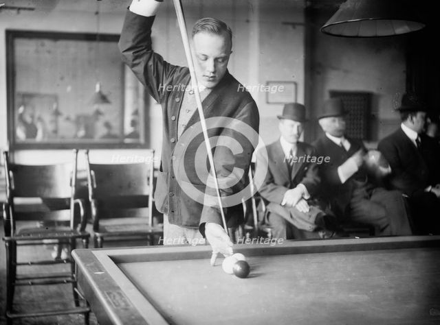 C. Demarest [billiards - pool], between c1910 and c1915. Creator: Bain News Service.