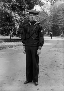 C. Dunbar, Sailor, U.S.N. (W.), 1917. Creator: Harris & Ewing