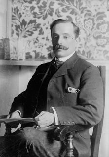 C.E.H. Hobhouse, seated, 1915. Creator: Bain News Service