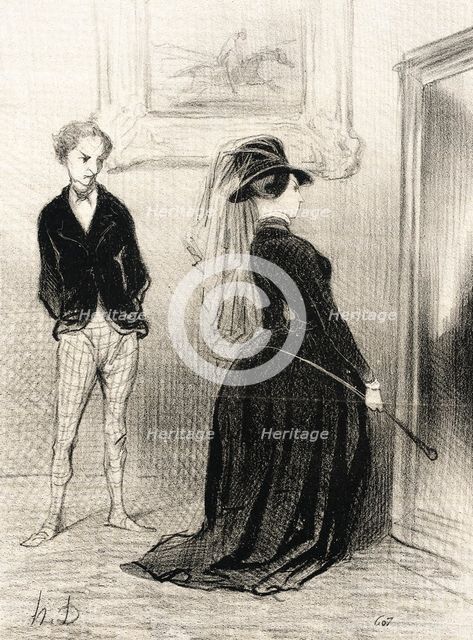 C'est singulier, il ne me vient plus d'idées maintenant.., 1844. Creator: Honore Daumier.