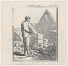 C'est pourtant pas pour ça que j'avions voté oui, 1871. Creator: Honore Daumier