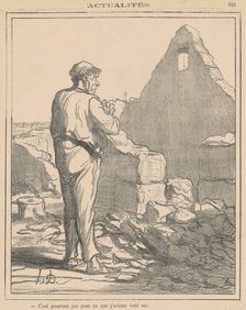 C'est pourtant pas pour ça que j'avions voté oui, 19th century. Creator: Honore Daumier