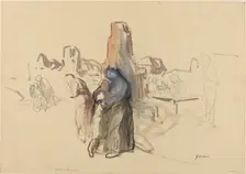 C'était notre maison, c. 1914/1919. Creator: Jean Louis Forain