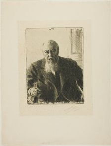 C. F. Liljevalch, 1909. Creator: Anders Leonard Zorn