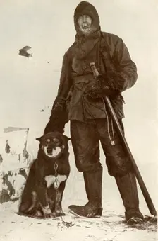 C. H. Meares and Osman The Leader of the Dogs 28 August 1911, (1913). Artist: Herbert Ponting