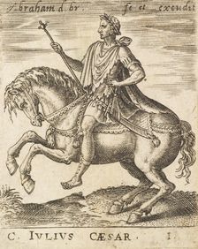 C. Julius Caesar from Twelve Caesars on Horseback, c1565-1587. Creator: Abraham de Bruyn