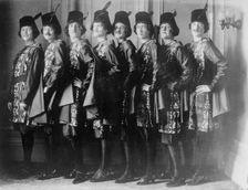 C. Nichols, Edith Sloan, Margaret Luce, Margaret Overton, Kath. Lamont..., between c1910 and c1915. Creator: Bain News Service