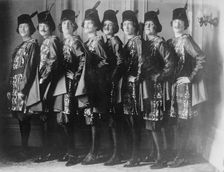 C. Nichols, Edith Sloan, Margaret Luce, Margaret Overton, Kath. Lamont..., between c1910 and c1915. Creator: Bain News Service