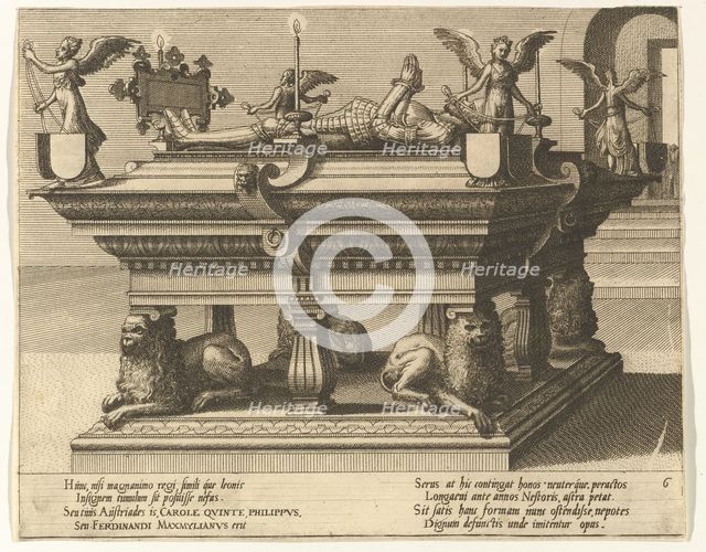 Cœnotaphiorum (6), 1563. Creators: Johannes van Doetecum I, Lucas van Doetecum.