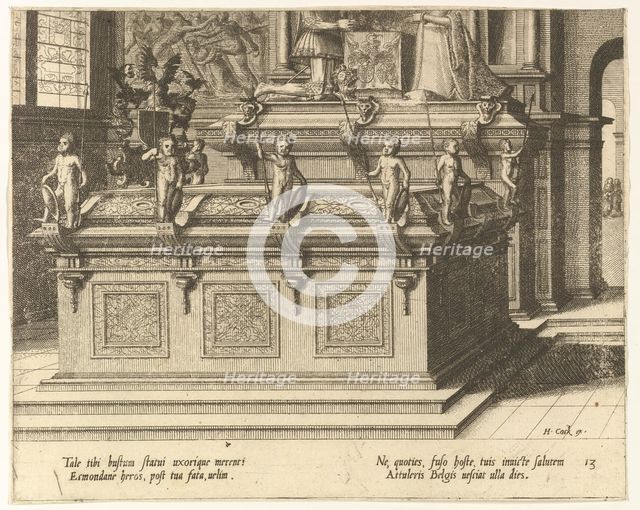 Cœnotaphiorum (13), 1563. Creators: Johannes van Doetecum I, Lucas van Doetecum.