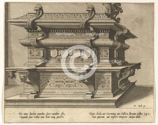 Cœnotaphiorum (14), 1563. Creators: Johannes van Doetecum I, Lucas van Doetecum.