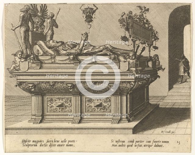 Cœnotaphiorum (15), 1563. Creators: Johannes van Doetecum I, Lucas van Doetecum.