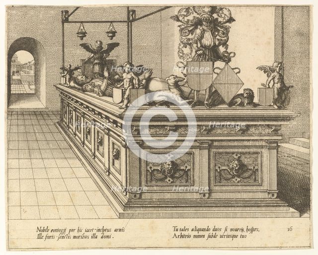 Cœnotaphiorum (16), 1563. Creators: Johannes van Doetecum I, Lucas van Doetecum.