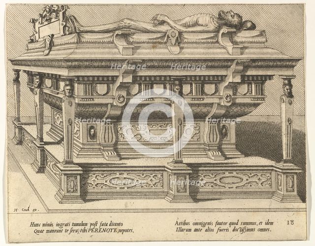 Cœnotaphiorum (18), 1563. Creators: Johannes van Doetecum I, Lucas van Doetecum.
