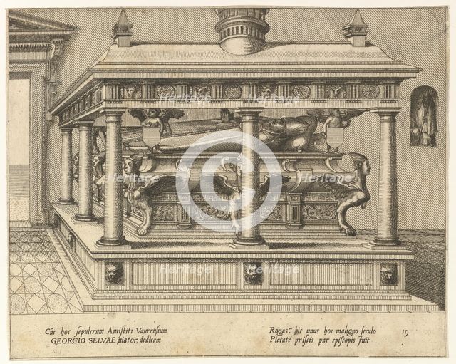 Cœnotaphiorum (19), 1563. Creators: Johannes van Doetecum I, Lucas van Doetecum.