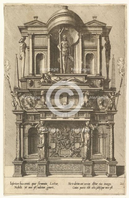 Cœnotaphiorum (21), 1563. Creators: Johannes van Doetecum I, Lucas van Doetecum.