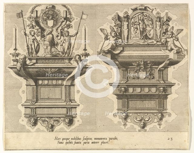 Cœnotaphiorum (23), 1563. Creators: Johannes van Doetecum I, Lucas van Doetecum.