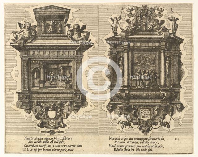 Cœnotaphiorum (25), 1563. Creators: Johannes van Doetecum I, Lucas van Doetecum.