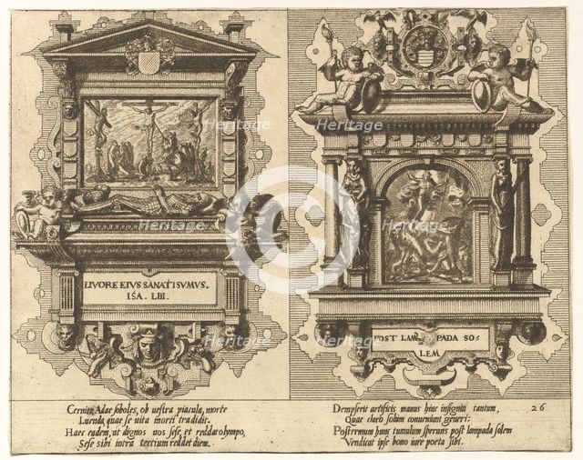 Cœnotaphiorum (26), 1563. Creators: Johannes van Doetecum I, Lucas van Doetecum.