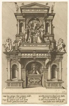 Cœnotaphiorum (27), 1563. Creators: Johannes van Doetecum I, Lucas van Doetecum