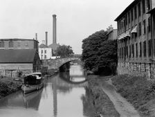 C & O canal at 31st Street, Washington, D.C., c.between 1910 and 1920. Creator: Unknown