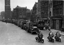 GMC 353 trucks in London circa 1944. Creator: Unknown