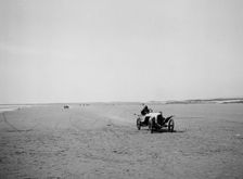 GN competing in the Porthcawl Speed Trials, Wales, 1922. Artist: Bill Brunell