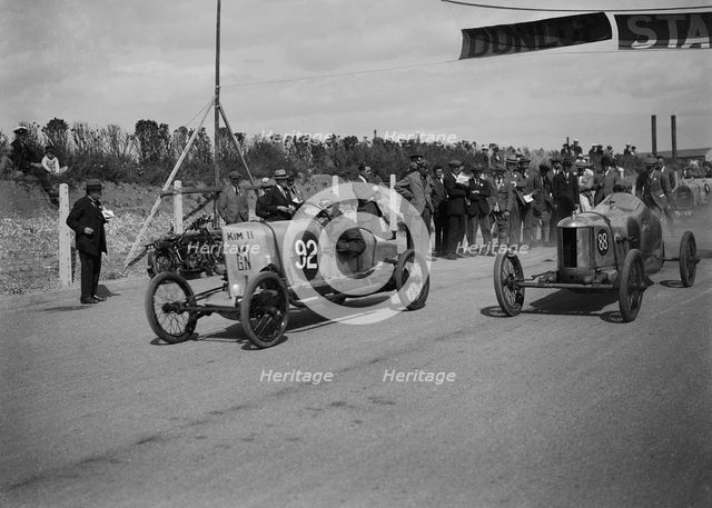 GN Kim II of Archie Frazer-Nash and AC of JA Joyce, Southsea Speed Carnival, Hampshire. 1922. Artist: Bill Brunell.
