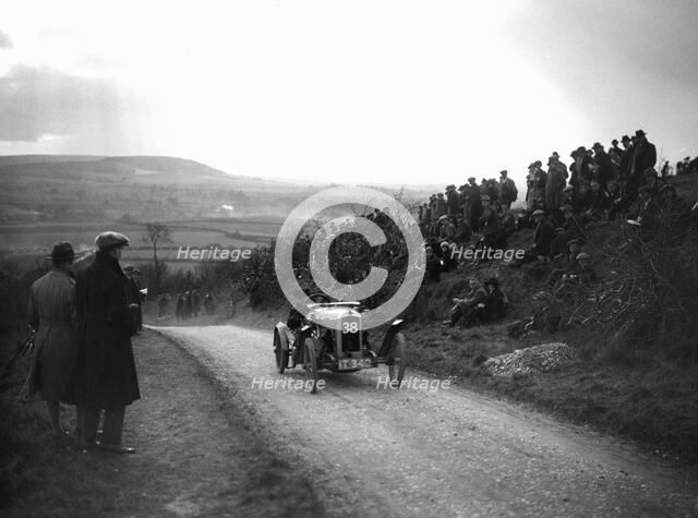 GN of Henry Ronald Godfrey, Essex Motor Club Kop Hillclimb, Buckinghamshire, 1922. Artist: Bill Brunell.