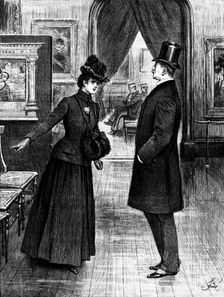 "Go, and do not speak to me again!...Go, I say!", 1890. Creator: R. Taylor