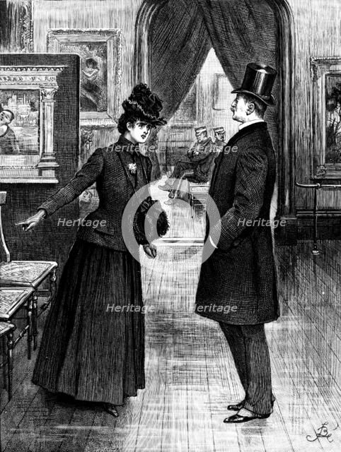 "Go, and do not speak to me again!...Go, I say!", 1890. Creator: R. Taylor.