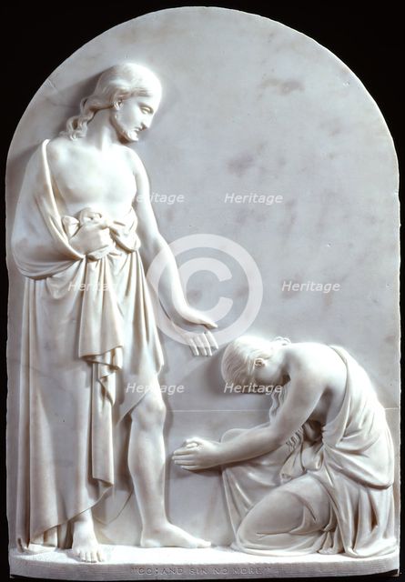"Go: and sin no more", 1849. Creator: Richard Westmacott the younger.