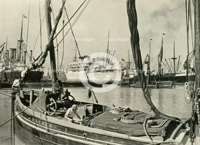 "Go Below the Bridges in One of the Port of London Authority's Launches and Visit Dockland...', 1937 Creator: Fox.