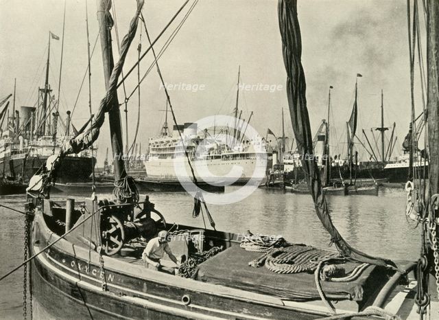 "Go Below the Bridges in One of the Port of London Authority's Launches and Visit Dockland...', 1937 Creator: Fox.