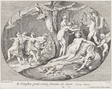 Go Nymphs, who lay down their arms, Love is resting!, 1730-60. Creator: Caylus, Anne-Claude-Philippe de