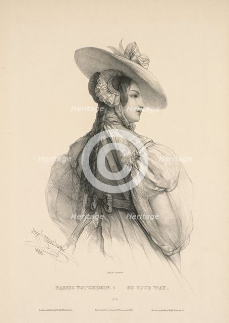 Go Your Way (Passez VotChemin) , 1833. Creator: Henri Grevedon (French, 1776-1860); Rittner & Goupil, Paris.