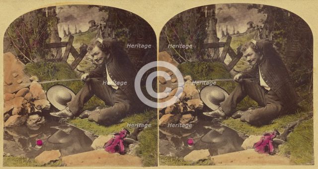 Got a Bite., 1876. Creator: L. Melander & Bro.