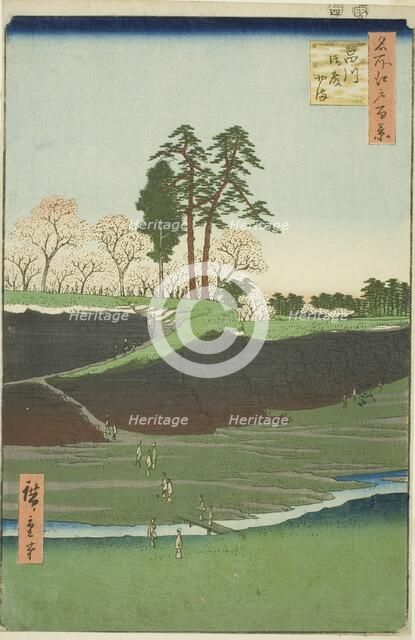 Goten Hill at Shinagawa (Shinagawa Gotenyama), from the series "One Hundred Famous...1856. Creator: Ando Hiroshige.