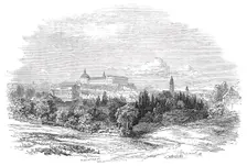 Gotha - from His Royal Highness Prince Albert's drawing, 1845. Creator: W. J. Linton