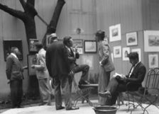 Gotham Book Mart, 1932 June 10. Creator: Arnold Genthe