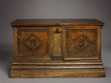 Gothic Marriage Chest, c. 1500-1525. Creator: Unknown