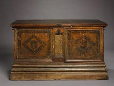 Gothic Marriage Chest, c. 1500-1525. Creator: Unknown