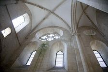 Gothic ceiling and windows, Monastery of Alcobaca, Alcobaca, Portugal, 2009. Artist: Samuel Magal