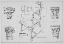 Gothic Forms Applied to Furniture, Metal Work and Decoration for Domestic Purposes, 1867. Creators: Maclure, Macdonald, Macgregor, S. Ayling