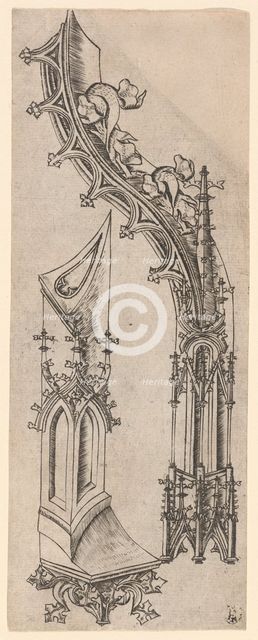 Gothic Letter "D", c. 1480/1500. Creator: Unknown.
